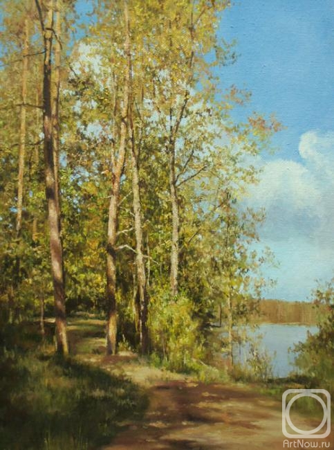 Shahramanyan Vagan. Pine trees by the river