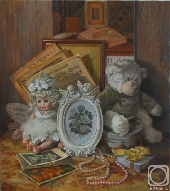 Shumakova Elena. Elf Doll and Bear