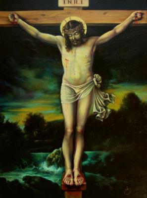 The crucifixion. Kharabadze Teimuraz