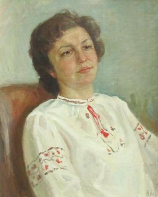Rudin Petr Maksimovich. Woman's portrait
