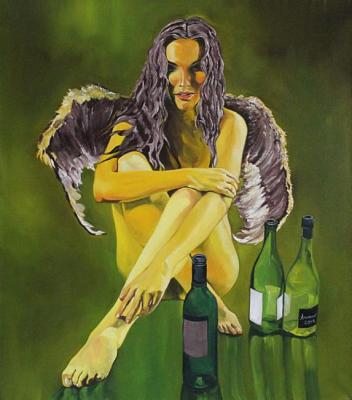 Angel in the morning empty bottles (Hangover). Aronov Aleksey