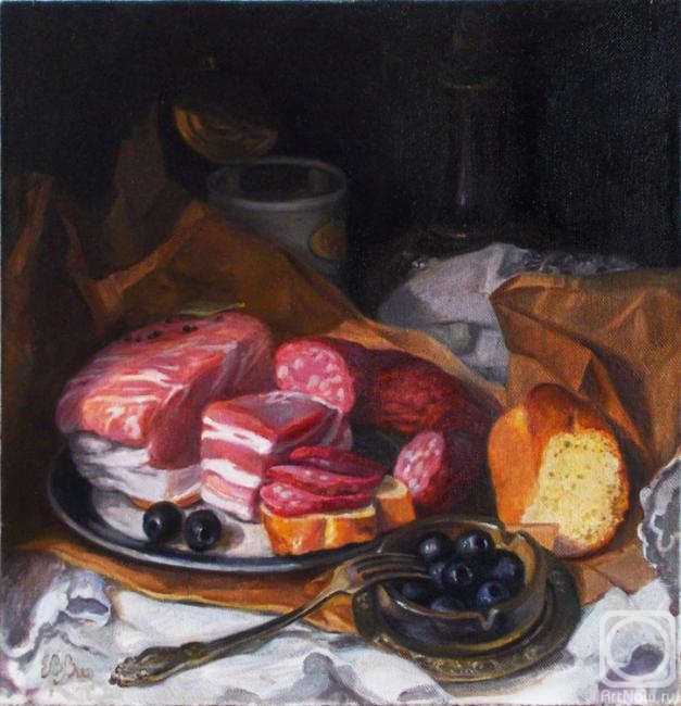 Shumakova Elena. Ham and sausage