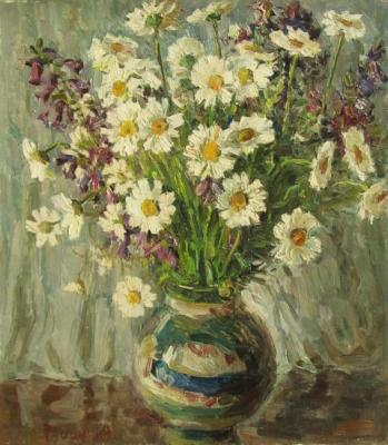 Daisies and bluebells. Rudin Petr