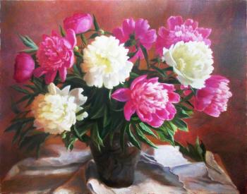 Peonies in a vase