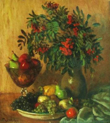 Rowan and fruit. Rudin Petr