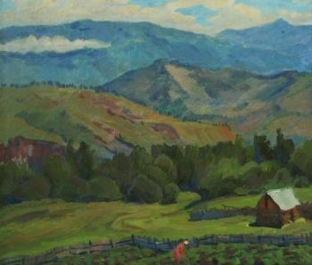 Noon in the valley (Uimon Steppe). Rudin Petr