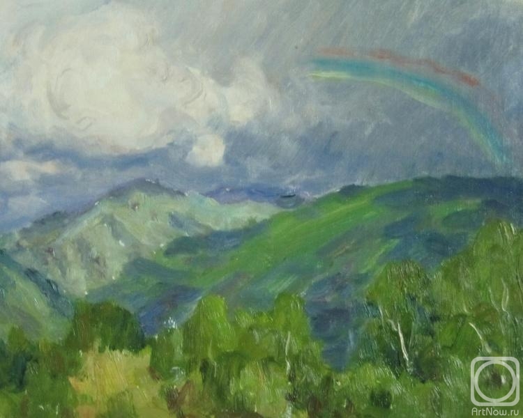 Rudin Petr. Rainbow in the mountains