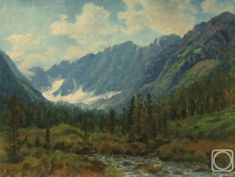 Rudin Petr. In the gorge, the river Kucuk
