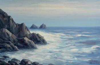 The sea and the rocks. Crimea. Gurzuf. Ivanov Victor