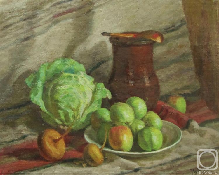 Rudin Petr. Still life with cabbage