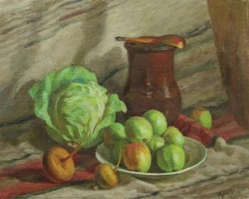 Still life with cabbage. Rudin Petr