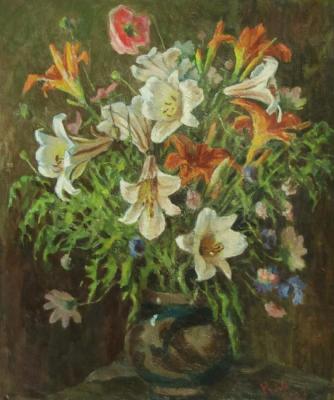Bouquet with lilies. Rudin Petr
