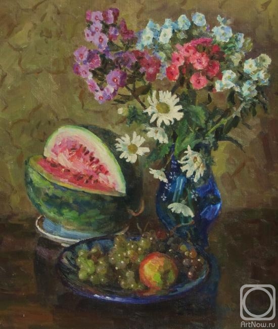 Rudin Petr. Watermelon, fruit and flowers