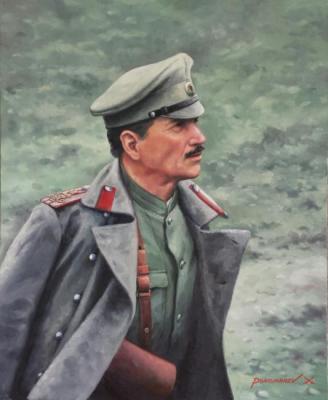 Russian officer of the First World War. Ponomarev Evguenii