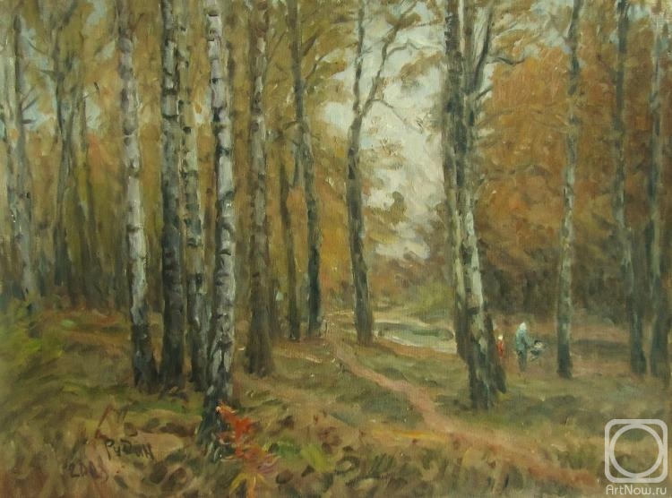 Rudin Petr. A walk in the autumn Park