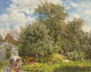 In the old garden (The Old Summer Garden). Rudin Petr
