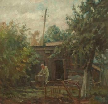 Rudin Petr Maksimovich. The old shed