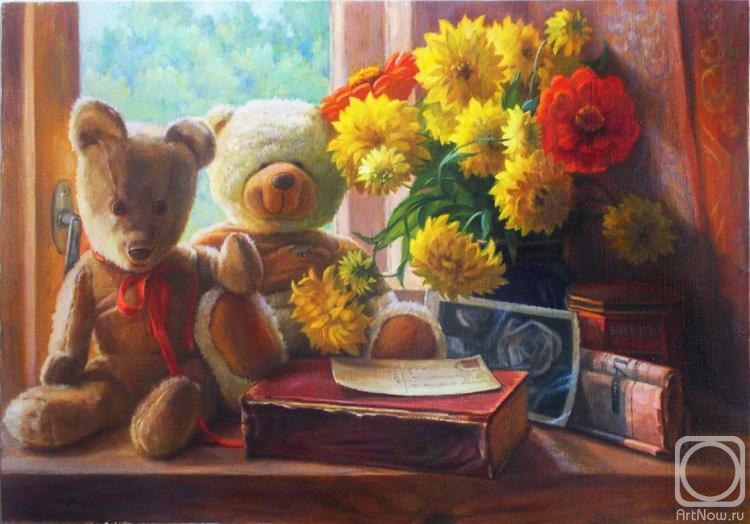 Shumakova Elena. Bears on the window