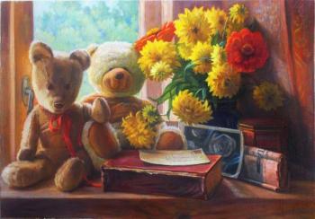 Bears on the window ( ). Shumakova Elena