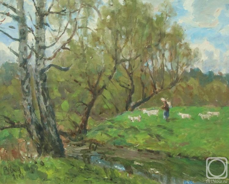 Rudin Petr. At a stream
