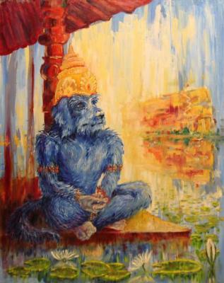 Blue Dog as the unity of cultures