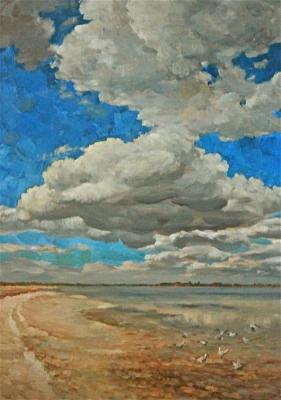 Clouds over the estuaries. Vyrvich Valentin