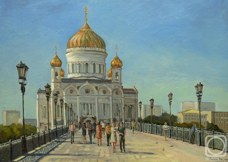 Nikulina Olga. At the temple of Christ the Savior