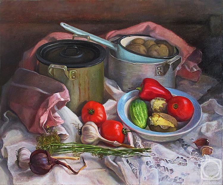 Shumakova Elena. Potatoes and vegetables