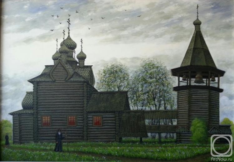 Markoff Vladimir. Church with tent bell tower