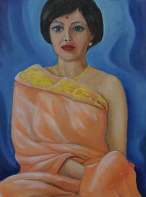 woman in yellow dress 2 ( ). Klenov Valeriy