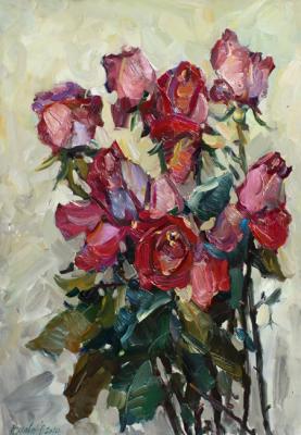 Pink roses. Zhukova Juliya
