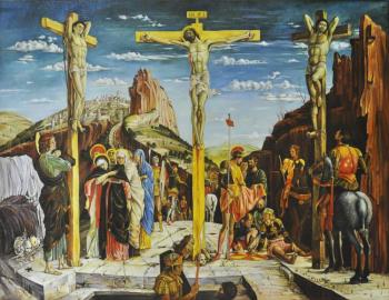 Christ's crucifixion. Komarovskaya Yelena