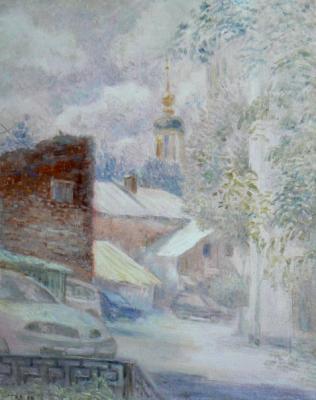 Old yard in Moscow (Ordinka St). Malyusova Tatiana