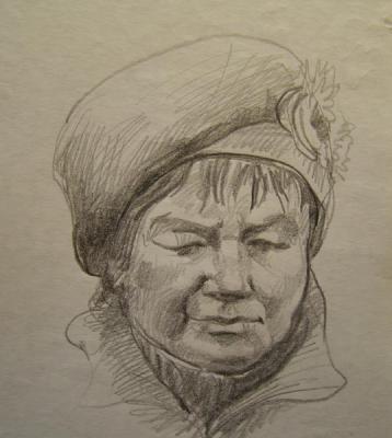 Five minutes sketch in the subway 18. Gerasimov Vladimir