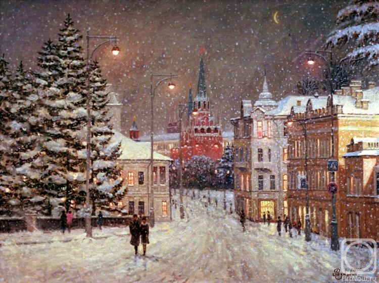 Razzhivin Igor. Snow on Volhonka street