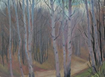 Birches (in the Moscow forest Park). Klenov Valeriy
