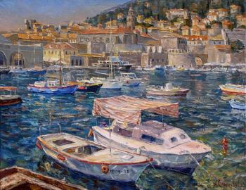 Boats in Dubrovnik. Kolokolov Anton