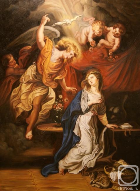 Smorodinov Ruslan. The Annunciation. copy P.P.Rubens