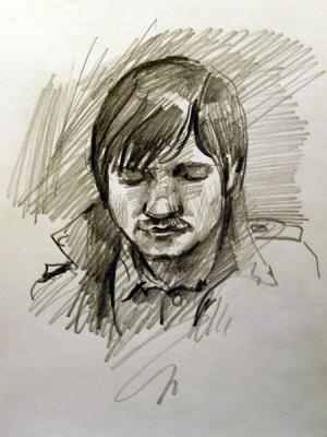 Five minutes sketch in the subway 21. Gerasimov Vladimir