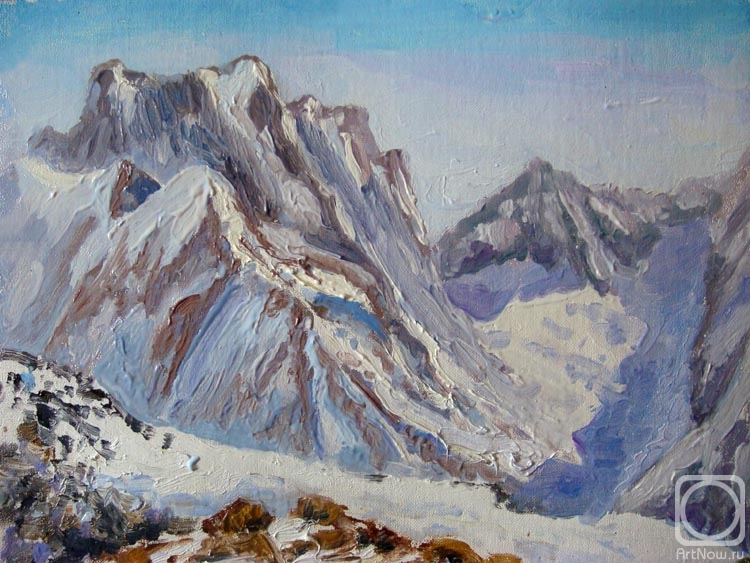 Lazarev Dmitry. Study on the 3000 meters height. Dombay Mountains