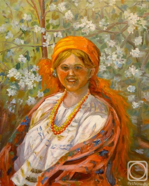 Kokoreva Margarita. The young lady is a peasant