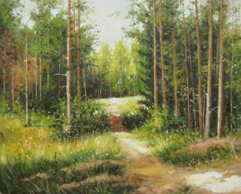 On a forest path. Lunyov Sergey