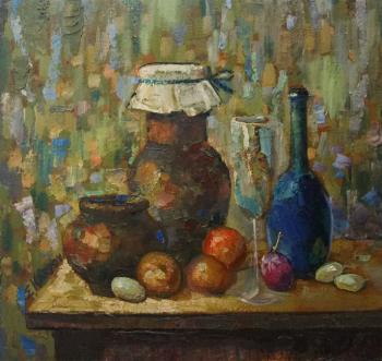 Still life with the wineglass. Karpov Evgeniy