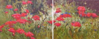 Poppies (diptych)