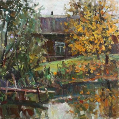 Autumn by the pond. Zhukova Juliya