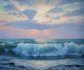 The sunrise and the sea. Zhornick Oleg