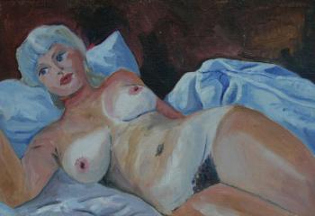 lying (Beautiful Female Body). Klenov Valeriy