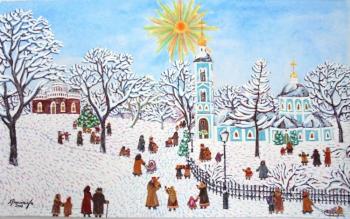 Tsaritsyno. Christmas sun