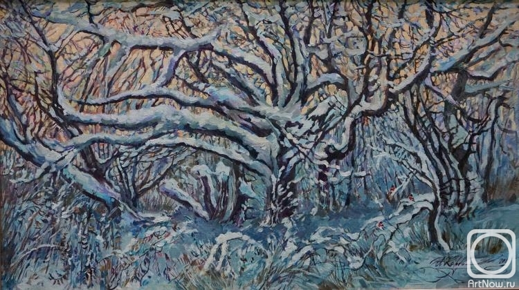 Заброшенный зимний сад» картина Кардашука Александра маслом на холсте —  купить на ArtNow.ru