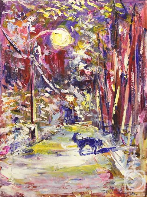 Rakhmatulin Roman. Lantern Blue Dog